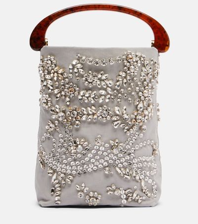 Dries Van Noten Dries Van Noten Micro embellished top-handle bag