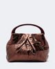 Dries Van Noten Dries Van Noten Mini metallic leather top-handle bag - 1
