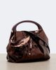 Dries Van Noten Dries Van Noten Mini metallic leather top-handle bag - 4