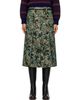 Dries Van Noten Dries Van Noten Multicolor Floral Jacquard Midi Skirt - 1