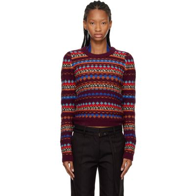 Dries Van Noten Dries Van Noten Multicolor Jacquard Wool Sweater