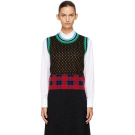 Dries Van Noten Dries Van Noten Multicolor Jacquard Wool Sweater Vest
