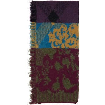 Dries Van Noten Dries Van Noten Multicolor Long Wool Scarf