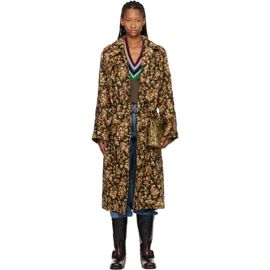 Dries Van Noten Dries Van Noten Multicolor Oversized Floral Coat