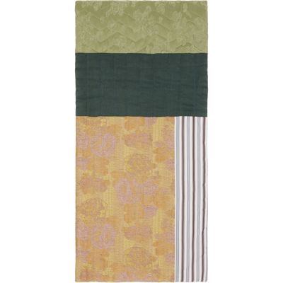 Dries Van Noten Dries Van Noten Multicolor Patchwork Jacquard Scarf