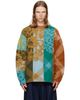 Dries Van Noten Dries Van Noten Multicolor Patchwork Wool Sweater - 1
