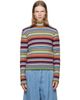 Dries Van Noten Dries Van Noten Multicolor Ribbed Wool Turtleneck - 1