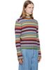 Dries Van Noten Dries Van Noten Multicolor Ribbed Wool Turtleneck - 2