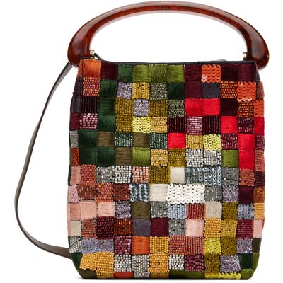 Dries Van Noten Dries Van Noten Multicolor Small Embroidered Bag
