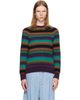Dries Van Noten Dries Van Noten Multicolor Striped Alpaca Knit Sweater - 1