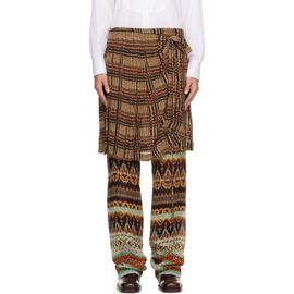 Dries Van Noten Dries Van Noten Multicolor Viscose Skirt Trousers