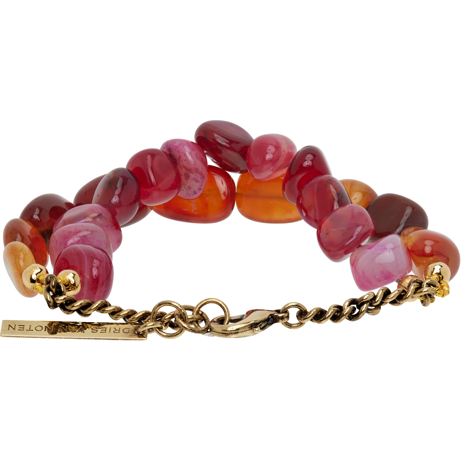 DRIES VAN NOTEN ストーンチェーンブレスレット DRIES VAN NOTEN