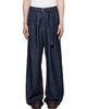 Dries Van Noten Dries Van Noten Navy Belted Pleat Jeans - 1