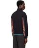 Dries Van Noten Dries Van Noten Navy Cotton Terry Jacket - 3