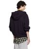 Dries Van Noten Dries Van Noten Navy Cotton Zip Hoodie - 3