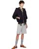 Dries Van Noten Dries Van Noten Navy Cotton Zip Hoodie - 5