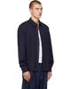 Dries Van Noten Dries Van Noten Navy Cotton Zip Shirt - 2