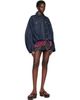 Dries Van Noten Dries Van Noten Navy Dropped Shoulder Denim Jacket - 4
