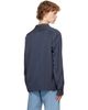 Dries Van Noten Dries Van Noten Navy Viscose Twill Shirt - 3
