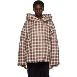 Dries Van Noten Dries Van Noten Off-White Check Jacket