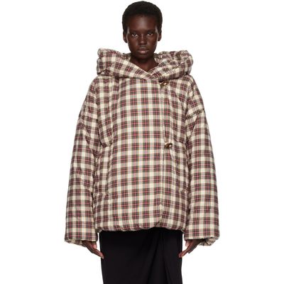 Dries Van Noten Dries Van Noten Off-White Check Jacket