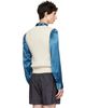 Dries Van Noten Dries Van Noten Off-White Jacquard Wool Sweater Vest - 3