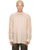 Dries Van Noten Dries Van Noten Off-White Loose Jacquard Shirt - 1