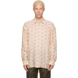 Dries Van Noten Dries Van Noten Off-White Loose Jacquard Shirt