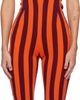 Dries Van Noten Dries Van Noten Orange & Burgundy Knitted Jumpsuit - 1