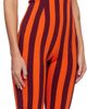 Dries Van Noten Dries Van Noten Orange & Burgundy Knitted Jumpsuit - 2