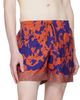 Dries Van Noten Dries Van Noten Orange & Purple Printed Swim Shorts - 4