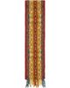 Dries Van Noten Dries Van Noten Orange Jacquard Wool Scarf - 1