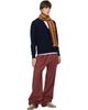 Dries Van Noten Dries Van Noten Orange Jacquard Wool Scarf - 2