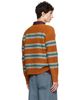 Dries Van Noten Dries Van Noten Orange Jacquard Wool Sweater - 3