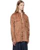 Dries Van Noten Dries Van Noten Orange Loose Shag Shirt - 2