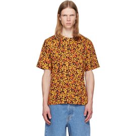 Dries Van Noten Dries Van Noten Orange Regular Fit Cotton T-shirt