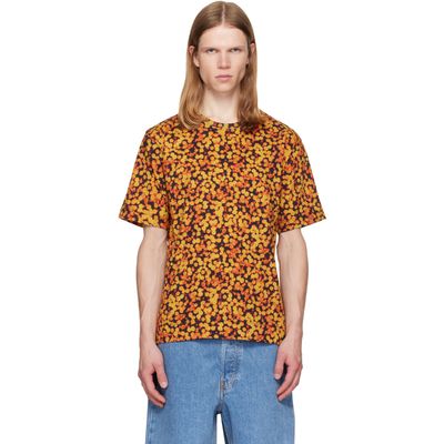 Dries Van Noten Dries Van Noten Orange Regular Fit Cotton T-shirt