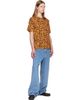 Dries Van Noten Dries Van Noten Orange Regular Fit Cotton T-shirt - 4