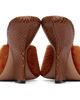 Dries Van Noten Dries Van Noten Orange Velvet Heeled Sandals - 2