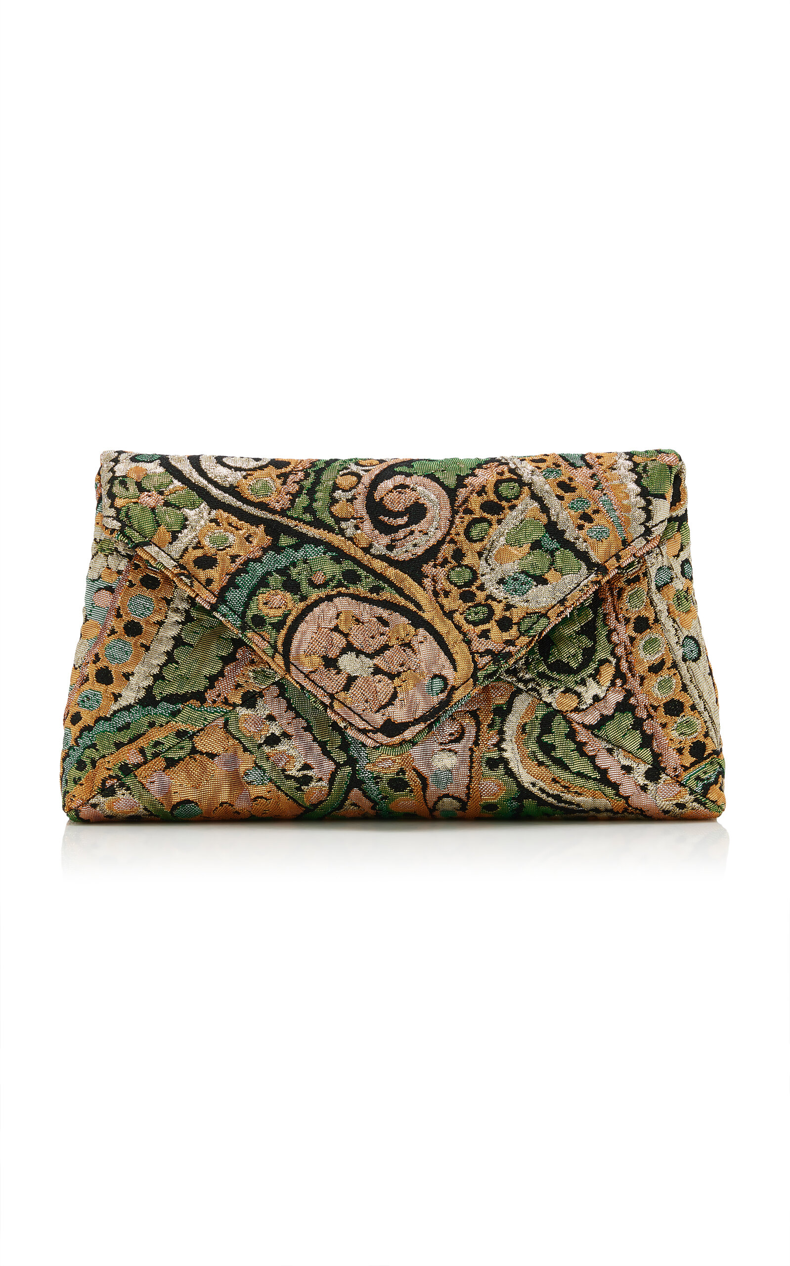 Dries Van Noten Dries Van Noten Paisley Jacquard Envelope Clutch