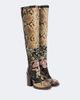 Dries Van Noten Dries Van Noten Patchwork leather over-the-knee boots - 1