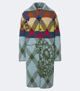 Dries Van Noten Dries Van Noten Patchwork wool and alpaca-blend long cardigan