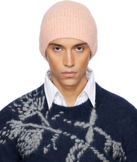 Dries Van Noten Dries Van Noten Pink Alpaca Blend Beanie
