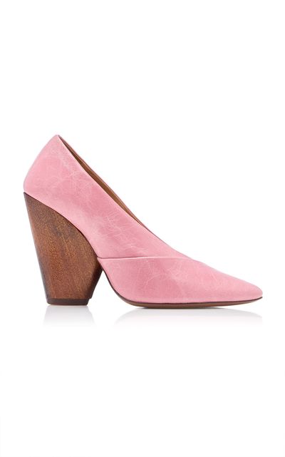 Dries Van Noten Dries Van Noten Pink Leather Pumps