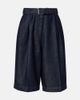 Dries Van Noten Dries Van Noten Pleated denim shorts - 1