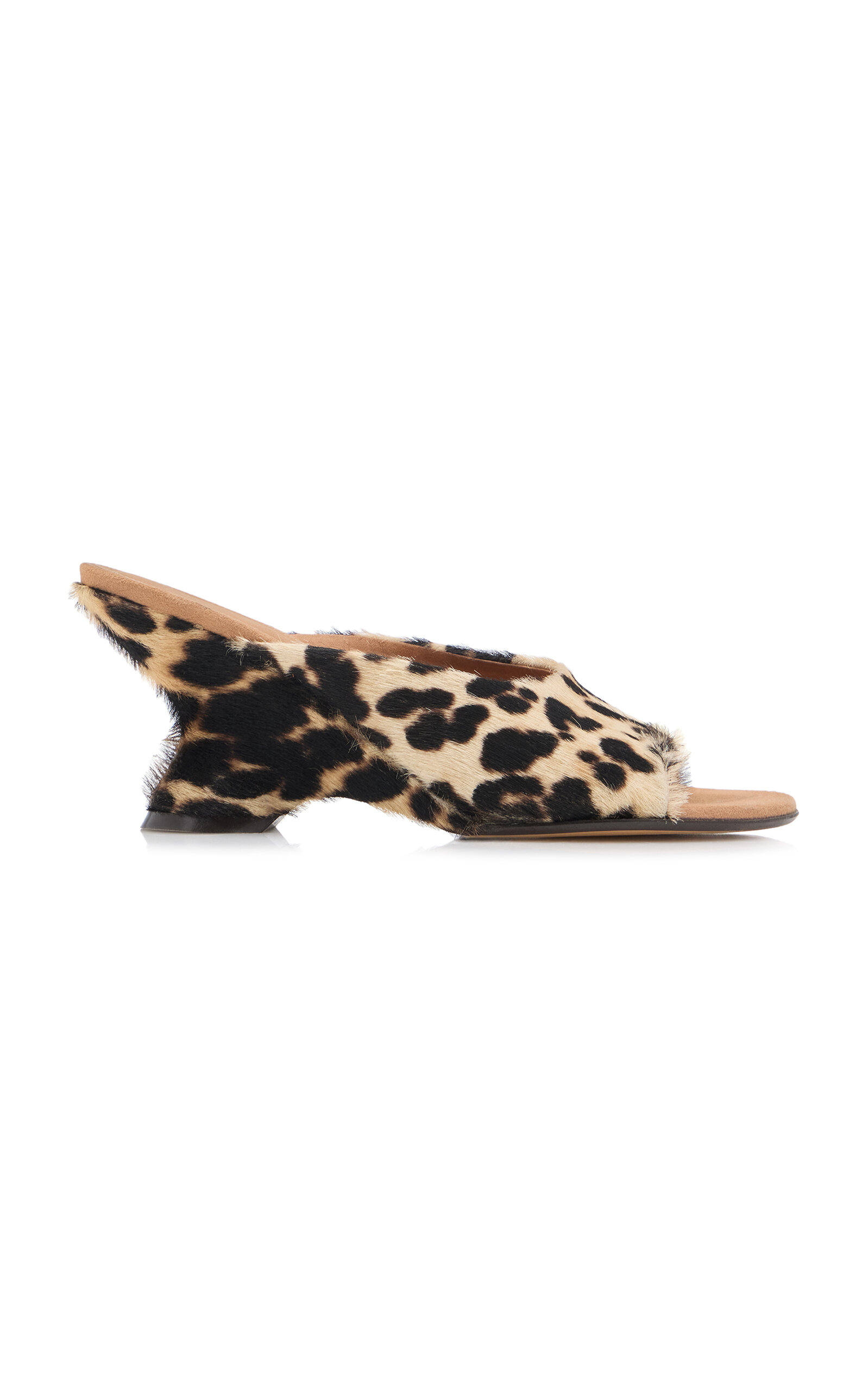 Dries Van Noten Dries Van Noten Ponyhair Wedge Mules