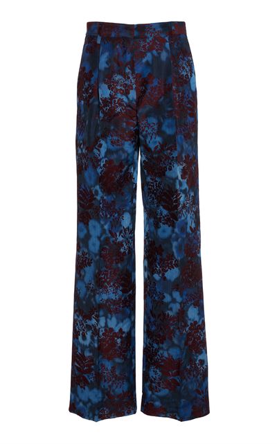 Dries Van Noten Dries Van Noten Portias WoolSilk Tailored Trousers
