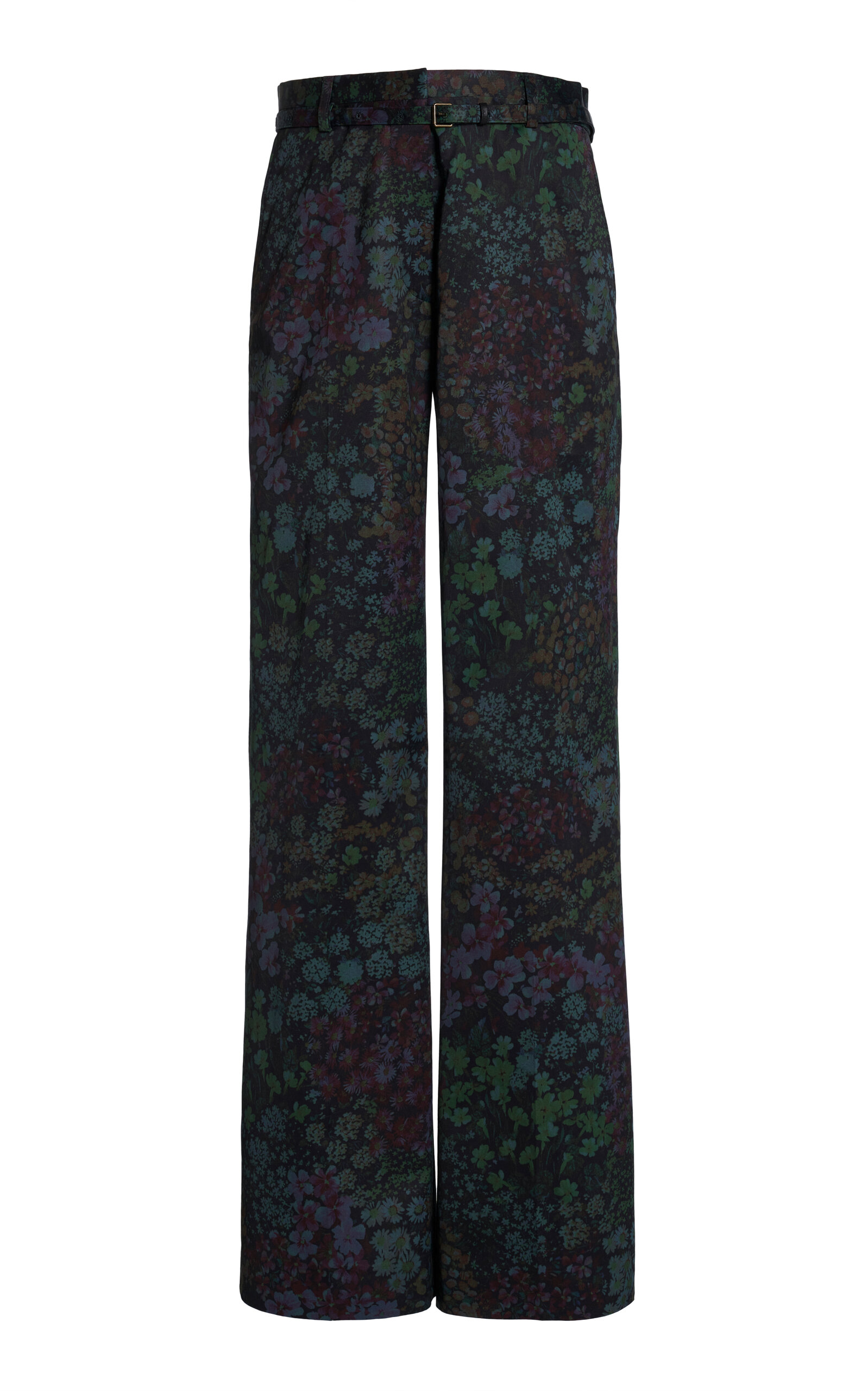 Dries Van Noten Dries Van Noten Presta CottonBlend Flared Trousers