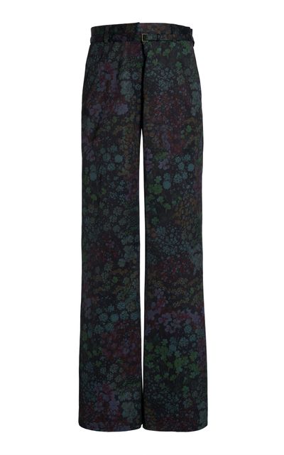 Dries Van Noten Dries Van Noten Presta CottonBlend Flared Trousers
