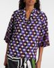 Dries Van Noten Dries Van Noten Printed crêpe bowling shirt - 5